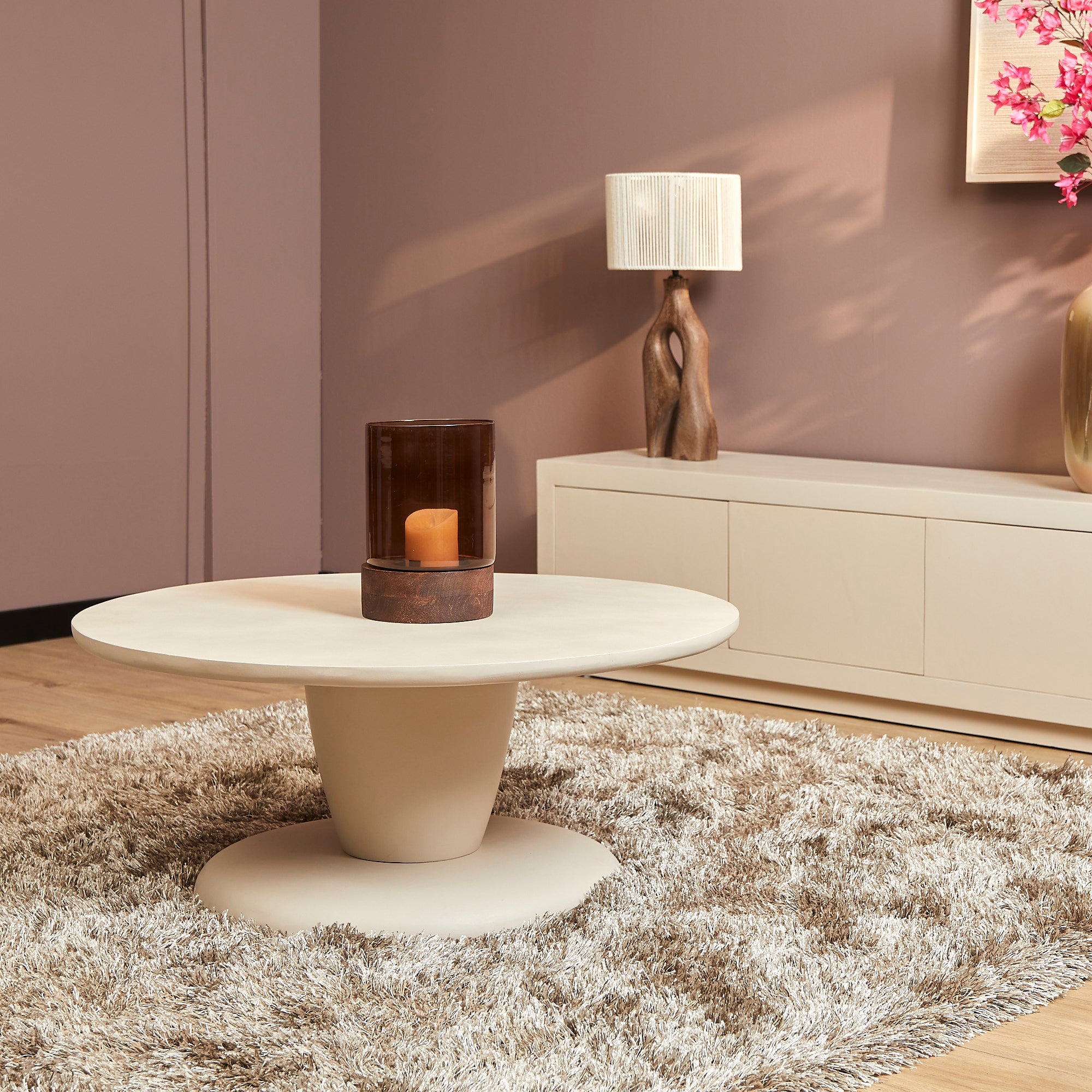 Salontafel Mabel | Mangohout | Zandkleurig