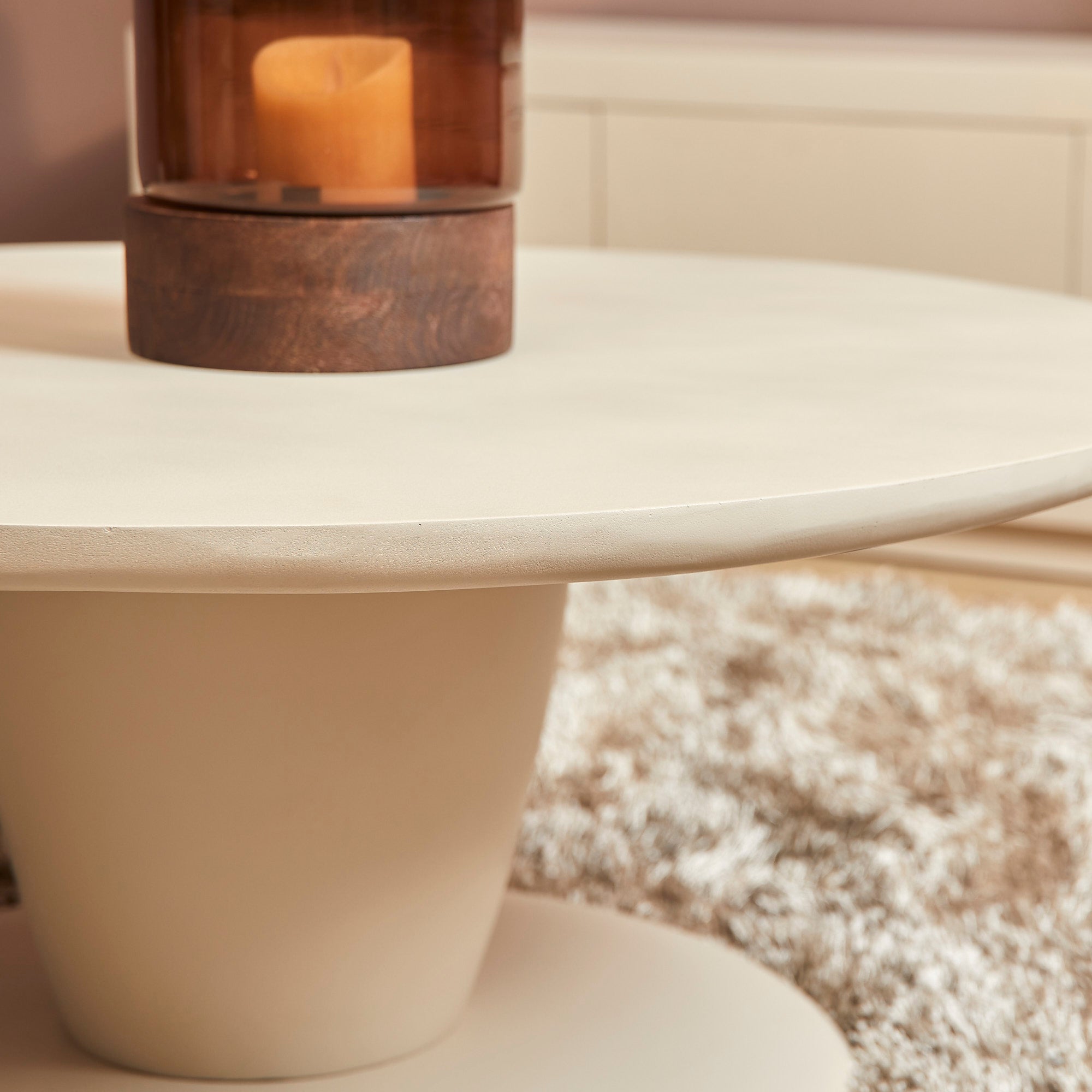 Salontafel Mabel | Mangohout | Zandkleurig