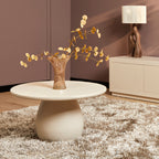 Salontafel Mosi | Rond | Mangohout zandkleur