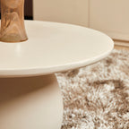 Salontafel Mosi | Rond | Mangohout zandkleur