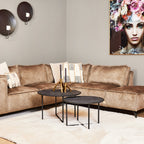 Salontafel Arlington | Set van 2 | Mangohout Zwart