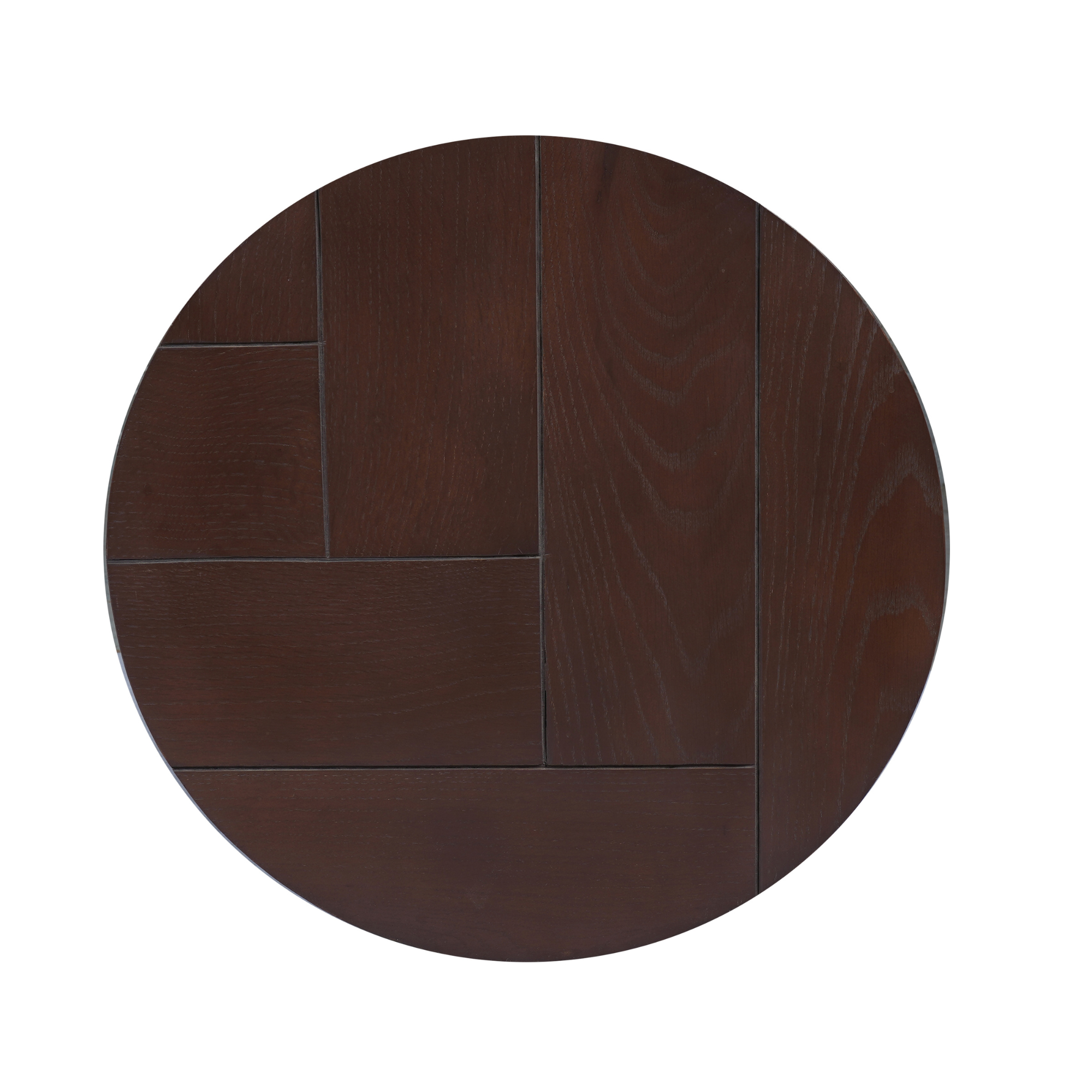 Salontafel Otik Walnut | Set van 2 | Rond eiken