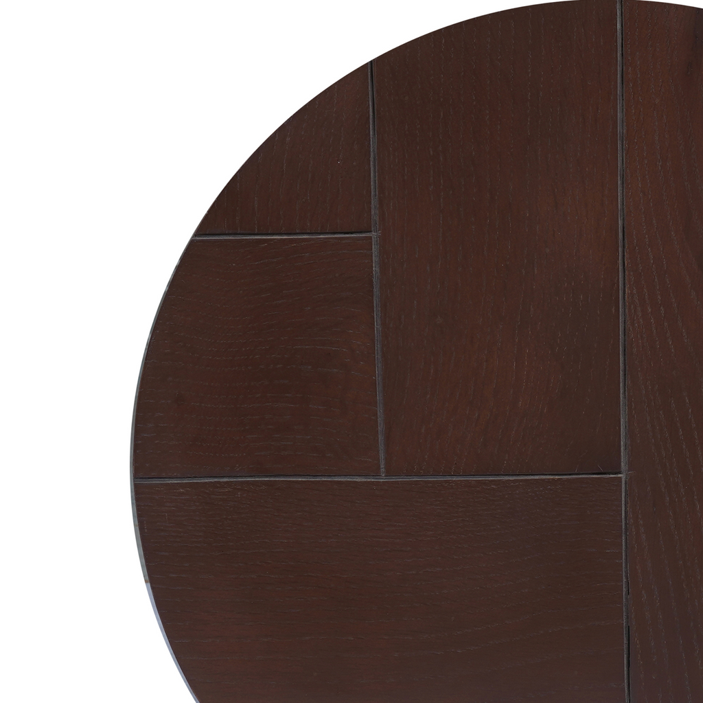 Salontafel Otik Walnut | Set van 2 | Rond eiken
