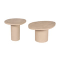 Salontafel Mirre | Set van 2 | Mango zand