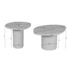 Salontafel Mirre | Set van 2 | Mango zand