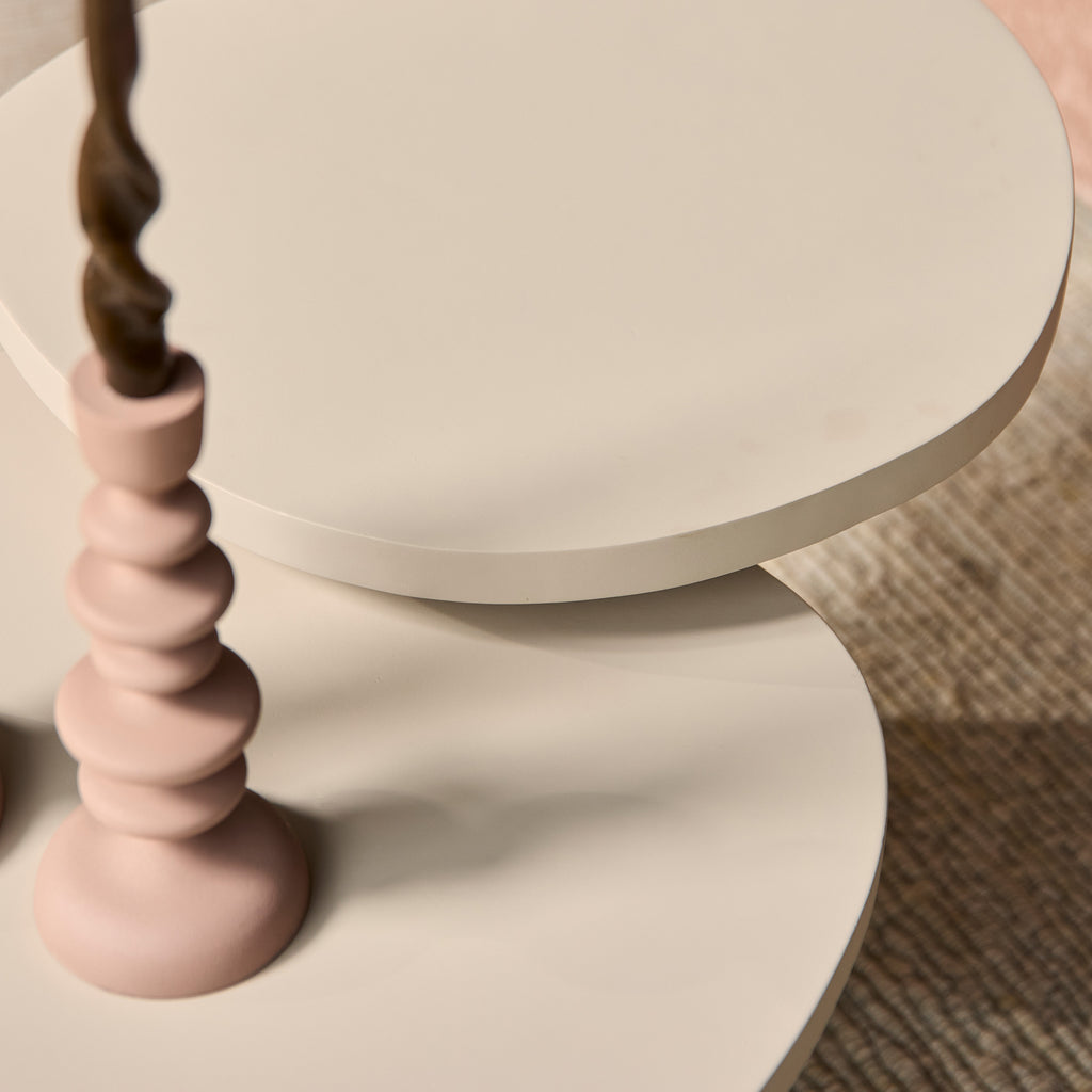 Salontafel Mirre | Set van 2 | Mango zand