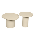 Salontafel Mirre | Set van 2 | Mango zand