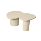 Salontafel Mirre | Set van 2 | Mango zand