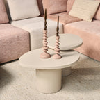 Salontafel Mirre | Set van 2 | Mango zand