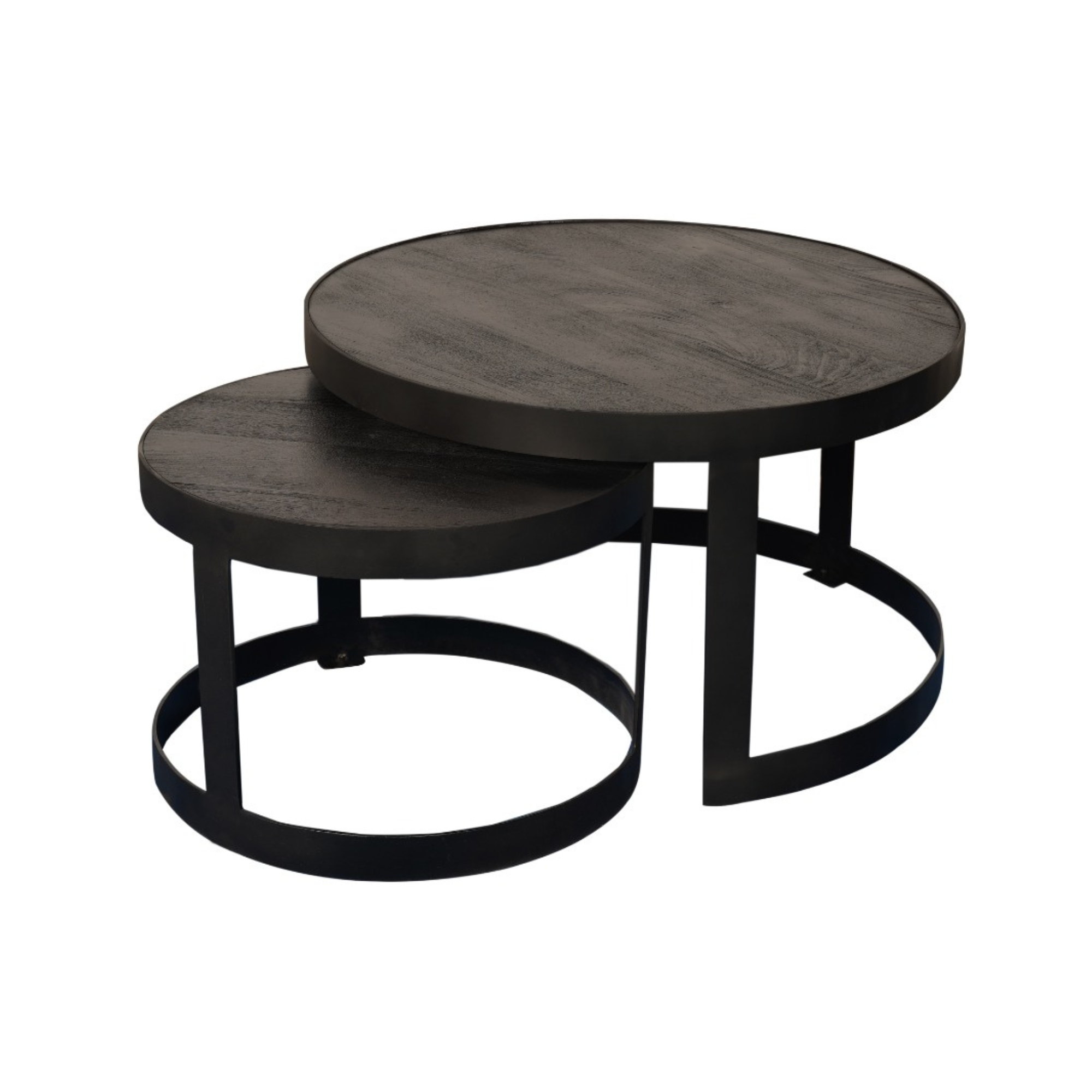 Salontafel Lola | Set van 2 | Massief mangohout