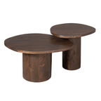 Salontafel Mirre | Bruin | Set van 2