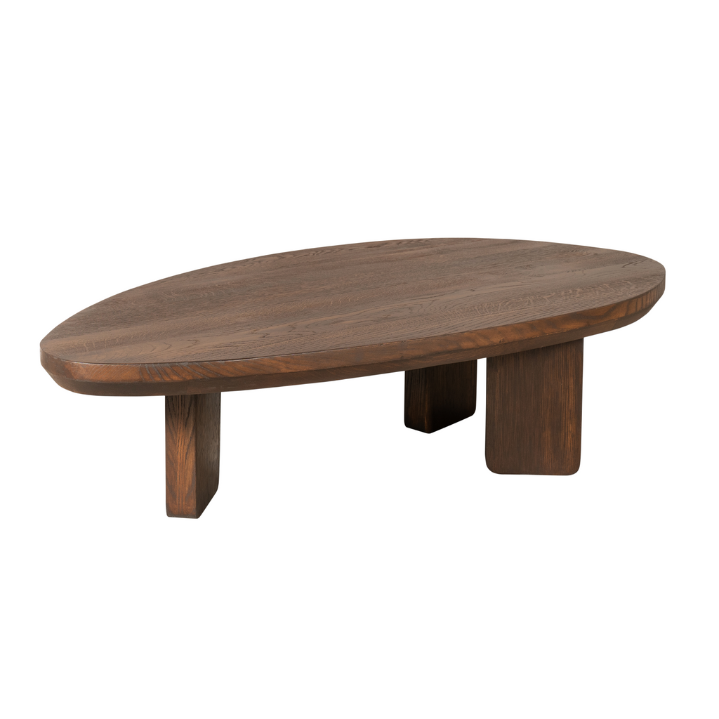 Salontafel Zillah | Driehoekig | Eiken naturel