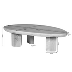 Salontafel Zillah | Driehoekig | Eiken naturel