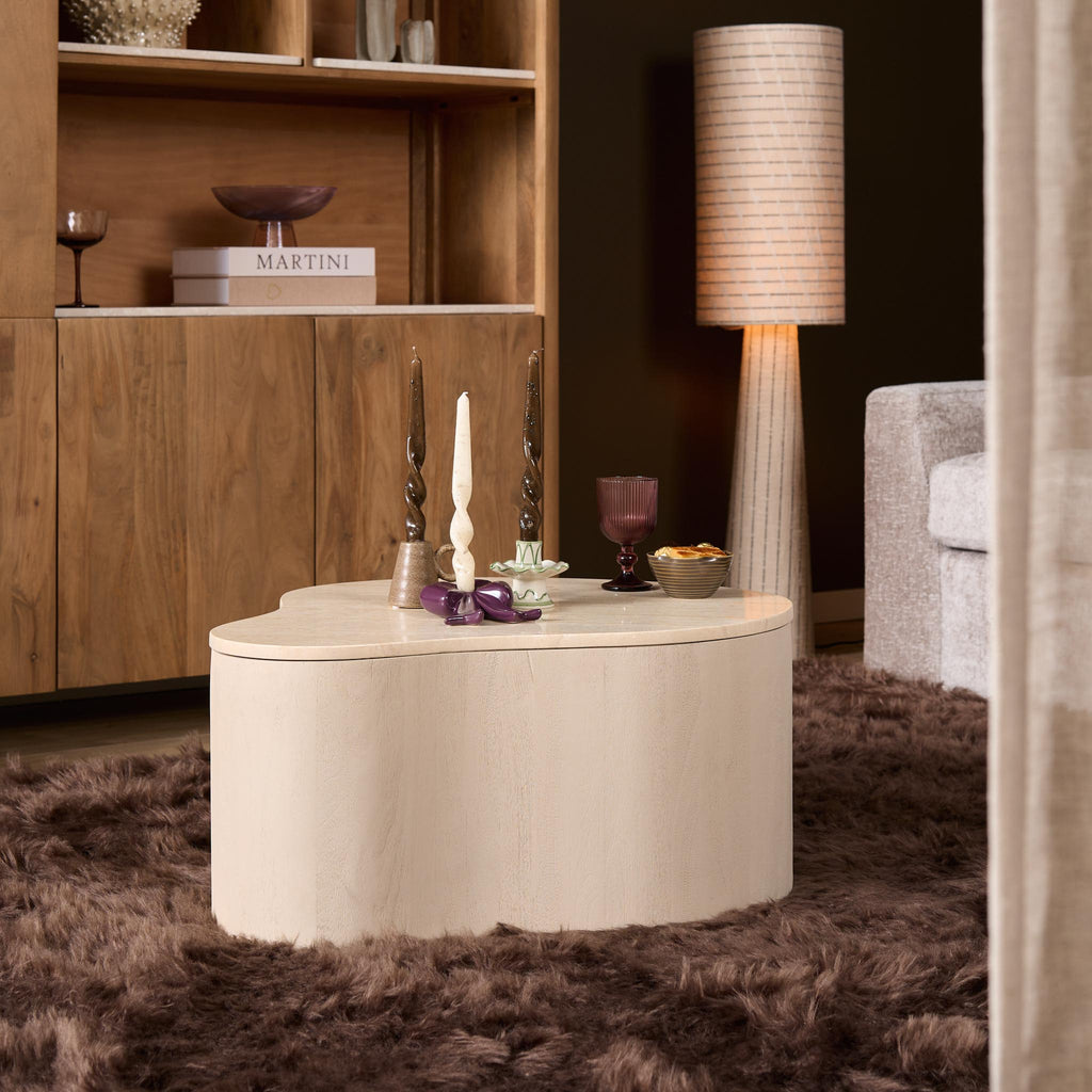 Salontafel Lovi Sand | Mango & Marmer | Sand