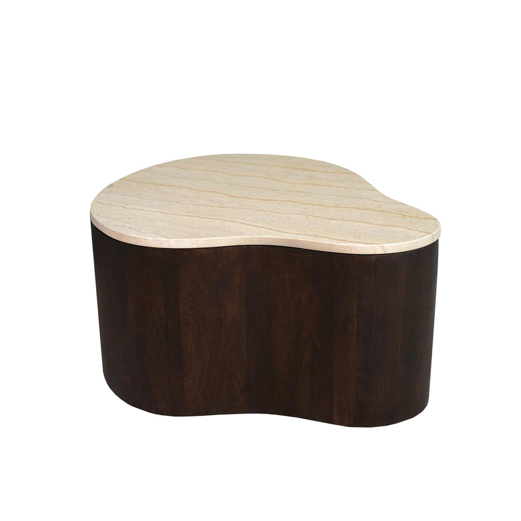 Salontafel Lovi Brown | Marmer & Mango | Organisch