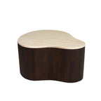 Salontafel Lovi Brown | Marmer & Mango | Organisch