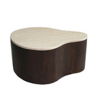 Salontafel Lovi Brown | Marmer & Mango | Organisch