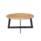 Salontafel Atlanta | Mangohout & Zwart staal | Set van 2
