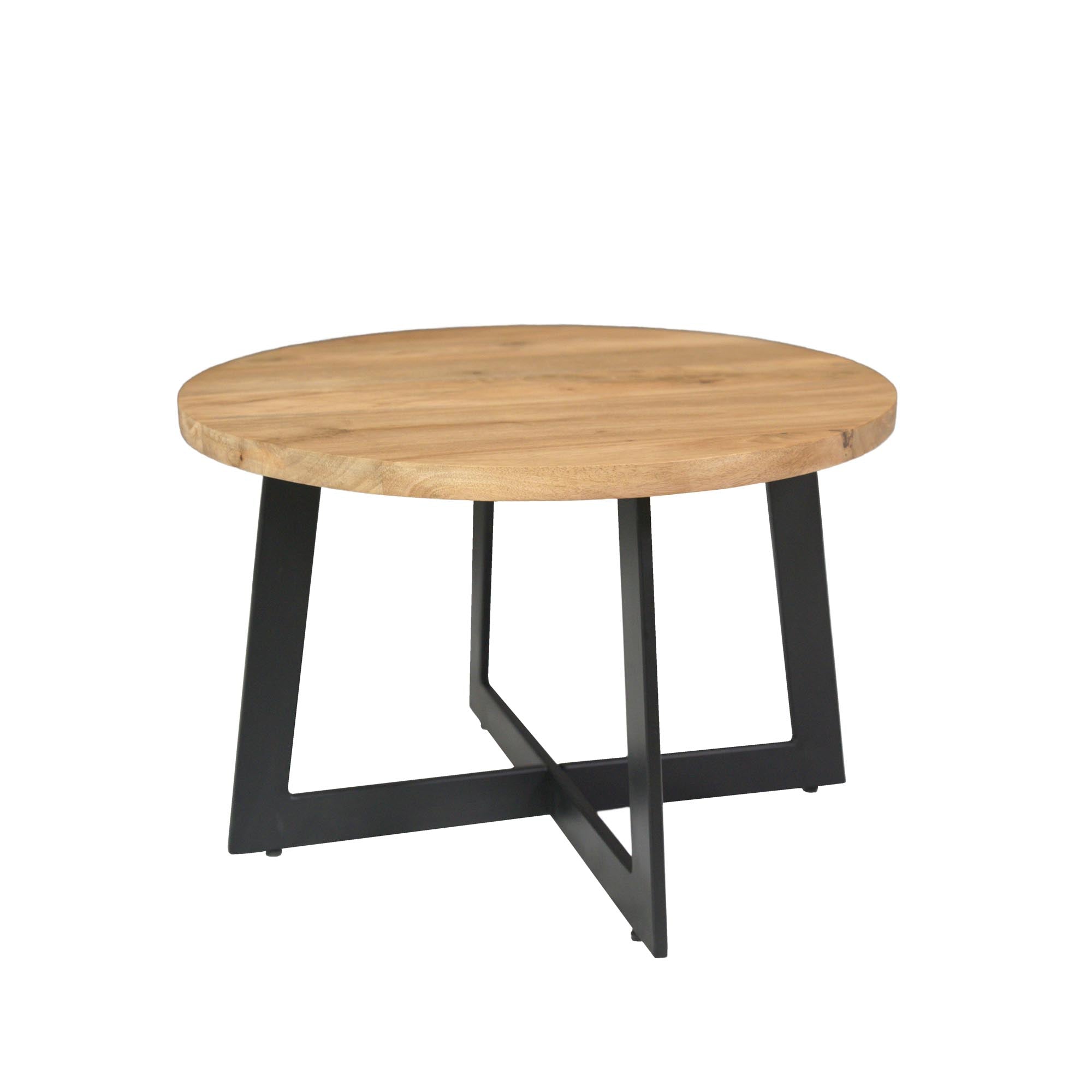 Salontafel Atlanta | Mangohout & Zwart staal | Set van 2