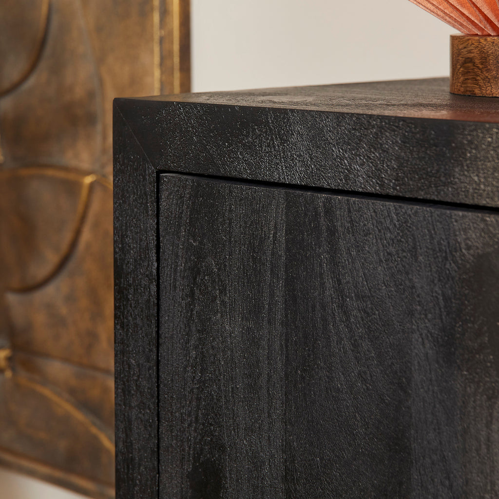 Dressoir Brussel | 3-Deurs | Mangohout Black