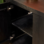Dressoir Brussel | 4-Deurs | Mango Black 200cm