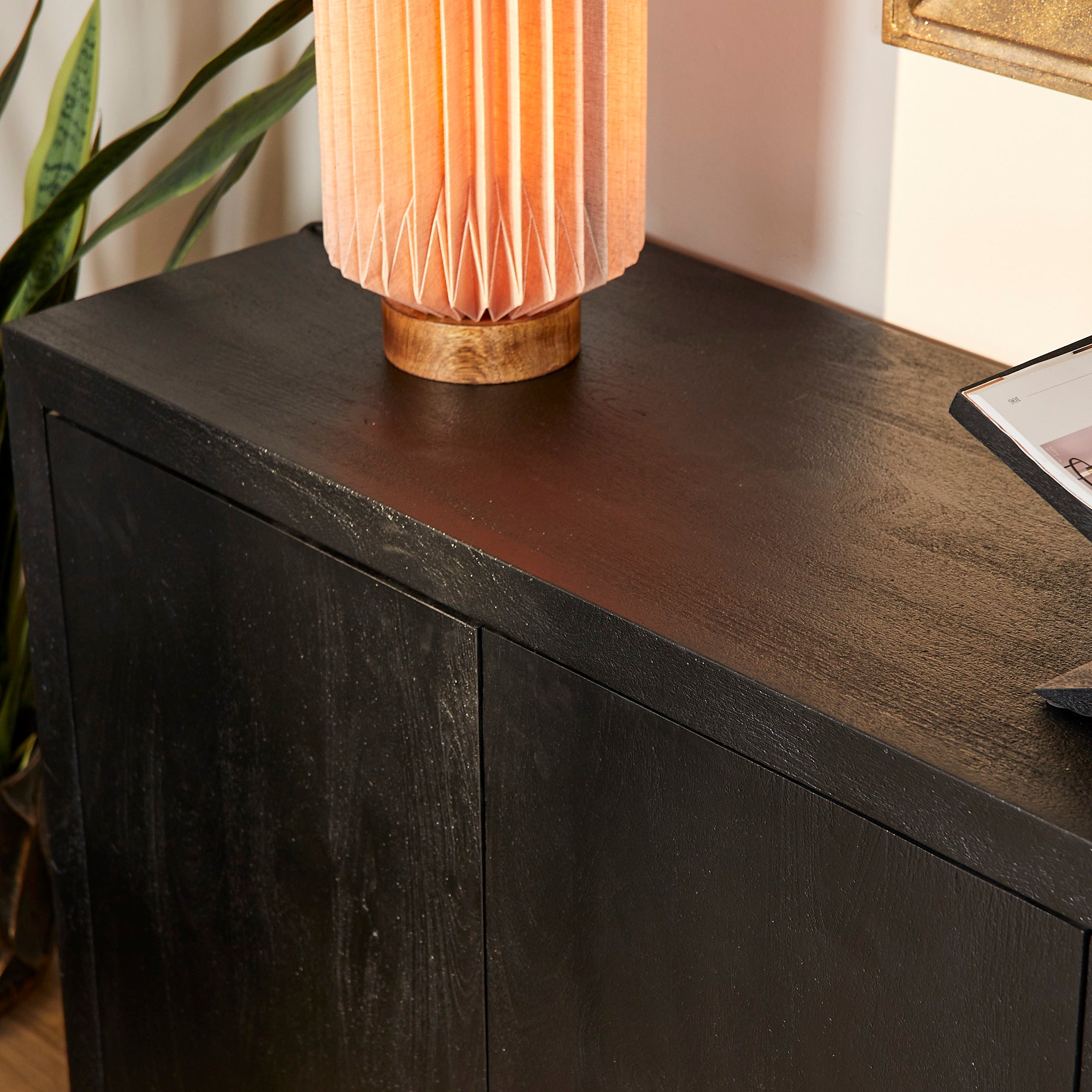 Dressoir Brussel | 4-Deurs | Mango Black 200cm