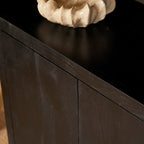 Boekenkast Brussel | Mangohout | Black 90x200