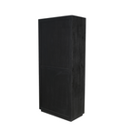 Boekenkast Brussel | Mangohout | Black 90x200