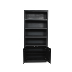 Boekenkast Brussel | Mangohout | Black 90x200