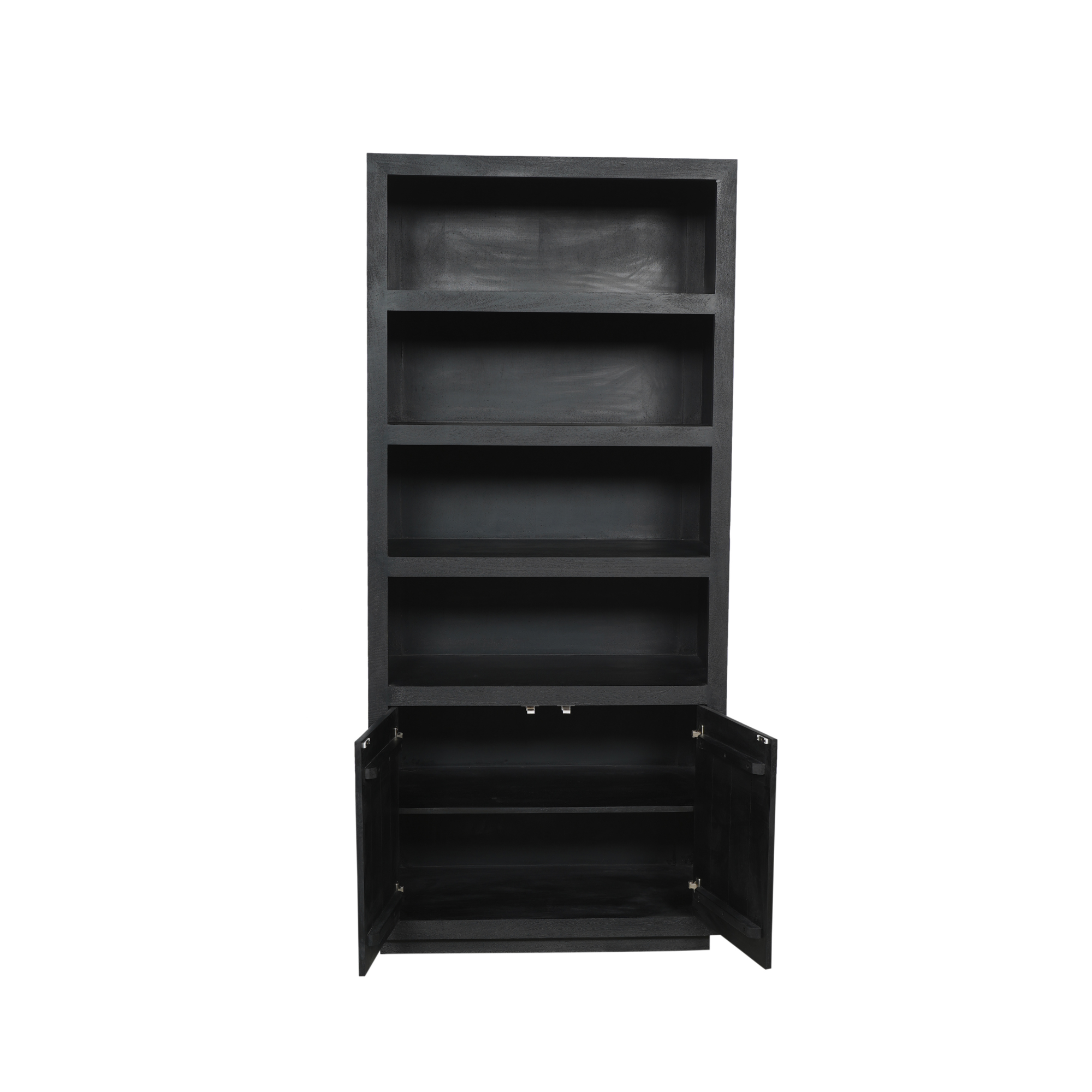 Boekenkast Brussel | Mangohout | Black 90x200