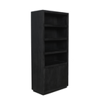 Boekenkast Brussel | Mangohout | Black 90x200