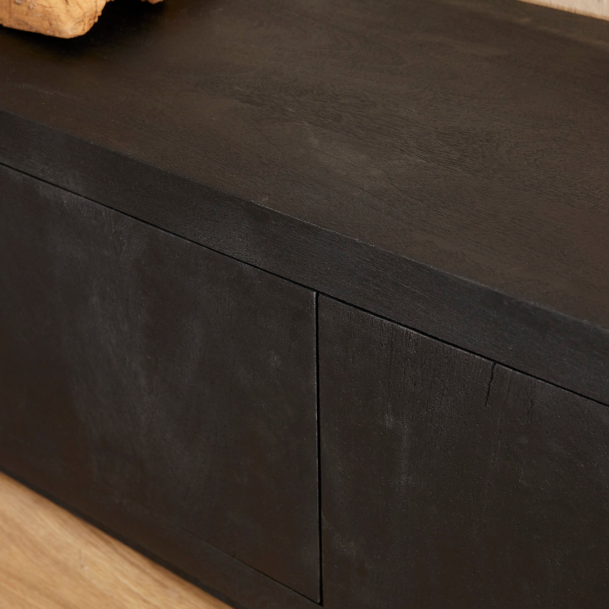 TV-meubel Brussel | Black | Mangohout