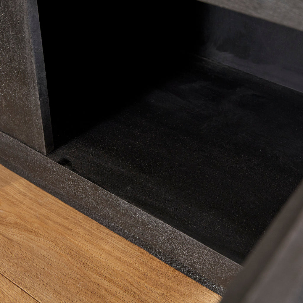 TV-meubel Brussel | Black | Mangohout