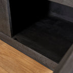 TV-meubel Brussel | Black | Mangohout