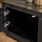 TV-meubel Brussel | Black | Mangohout