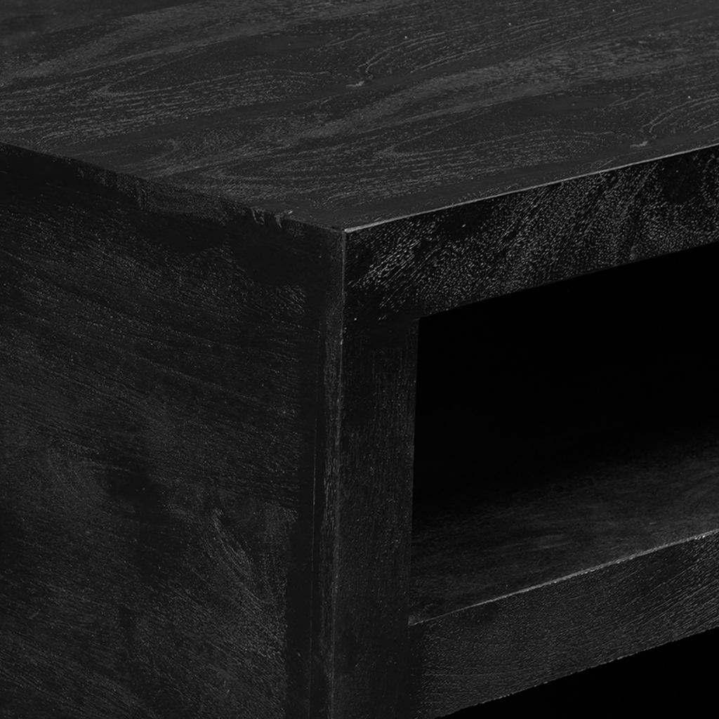 Salontafel Brussel Black | Mangohout | Zwart