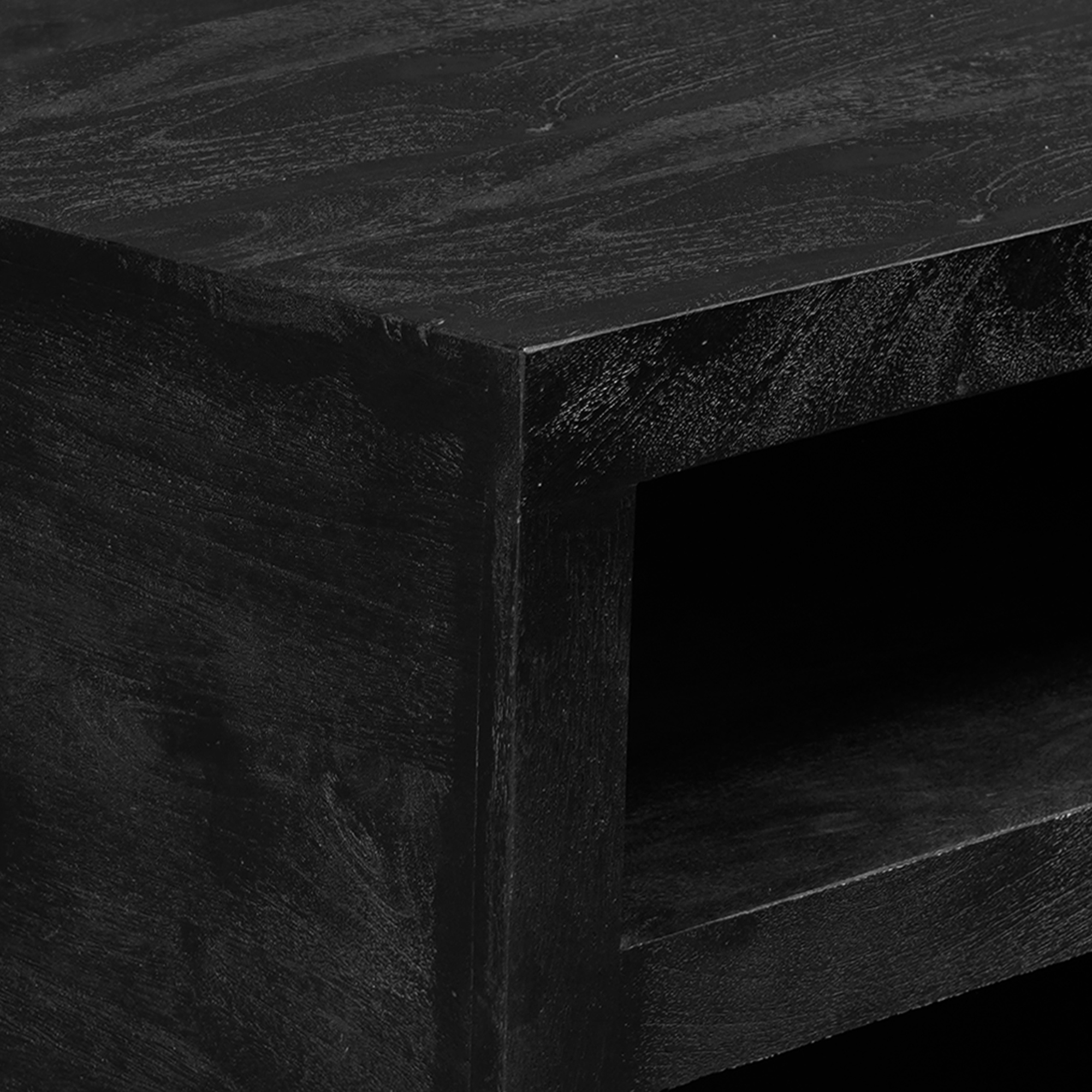Salontafel Brussel Black | Mangohout | Zwart
