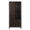 Vakkenkast Dallas Bruin Mangohout 90 cm