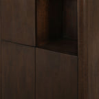 Vakkenkast Dallas Bruin Mangohout 90 cm