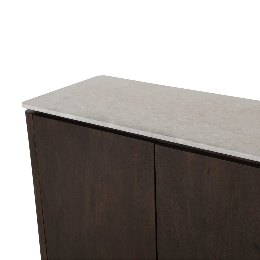 Dressoir Dallas bruin mangohout 165 cm