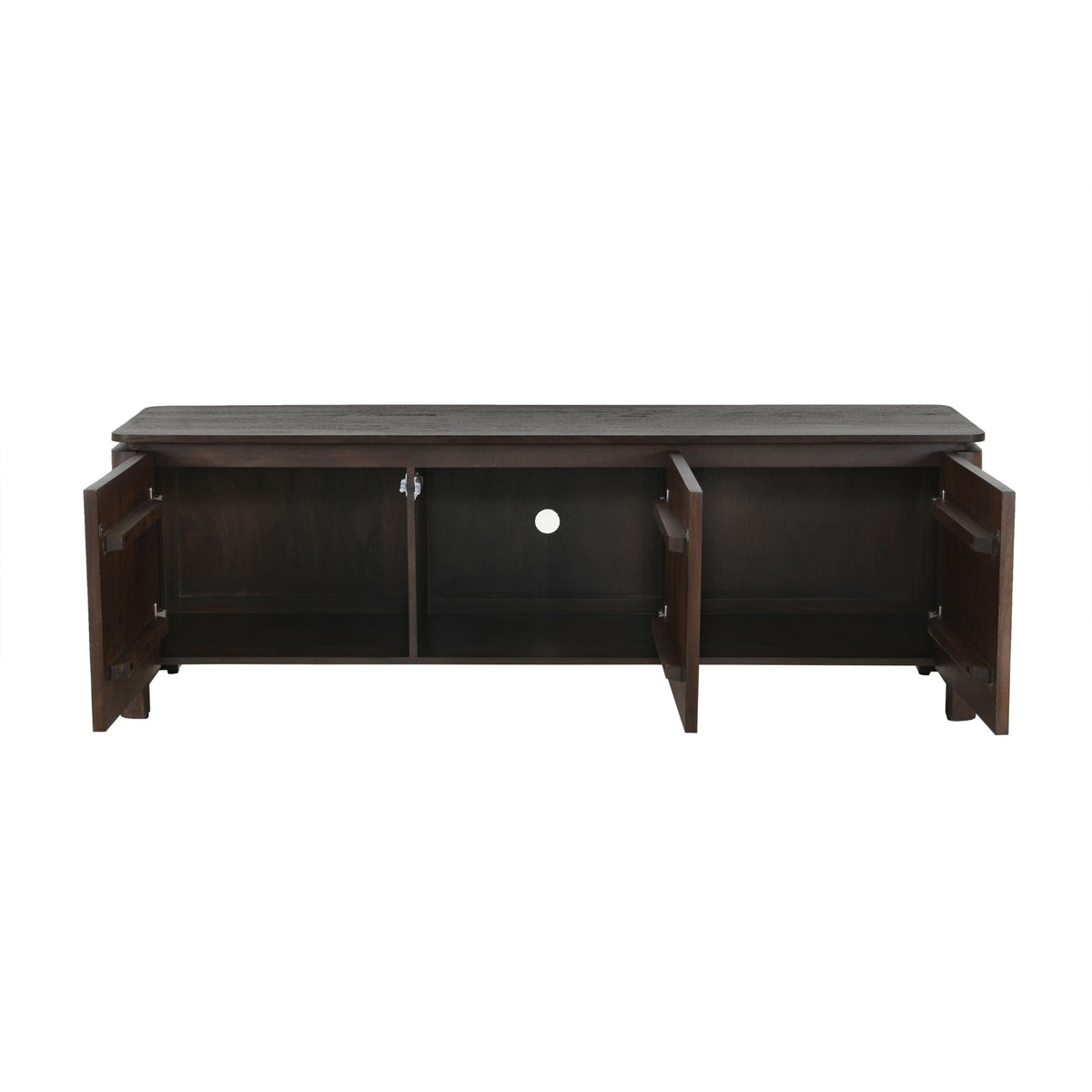 Tv-meubel Dallas bruin mangohout 165 cm