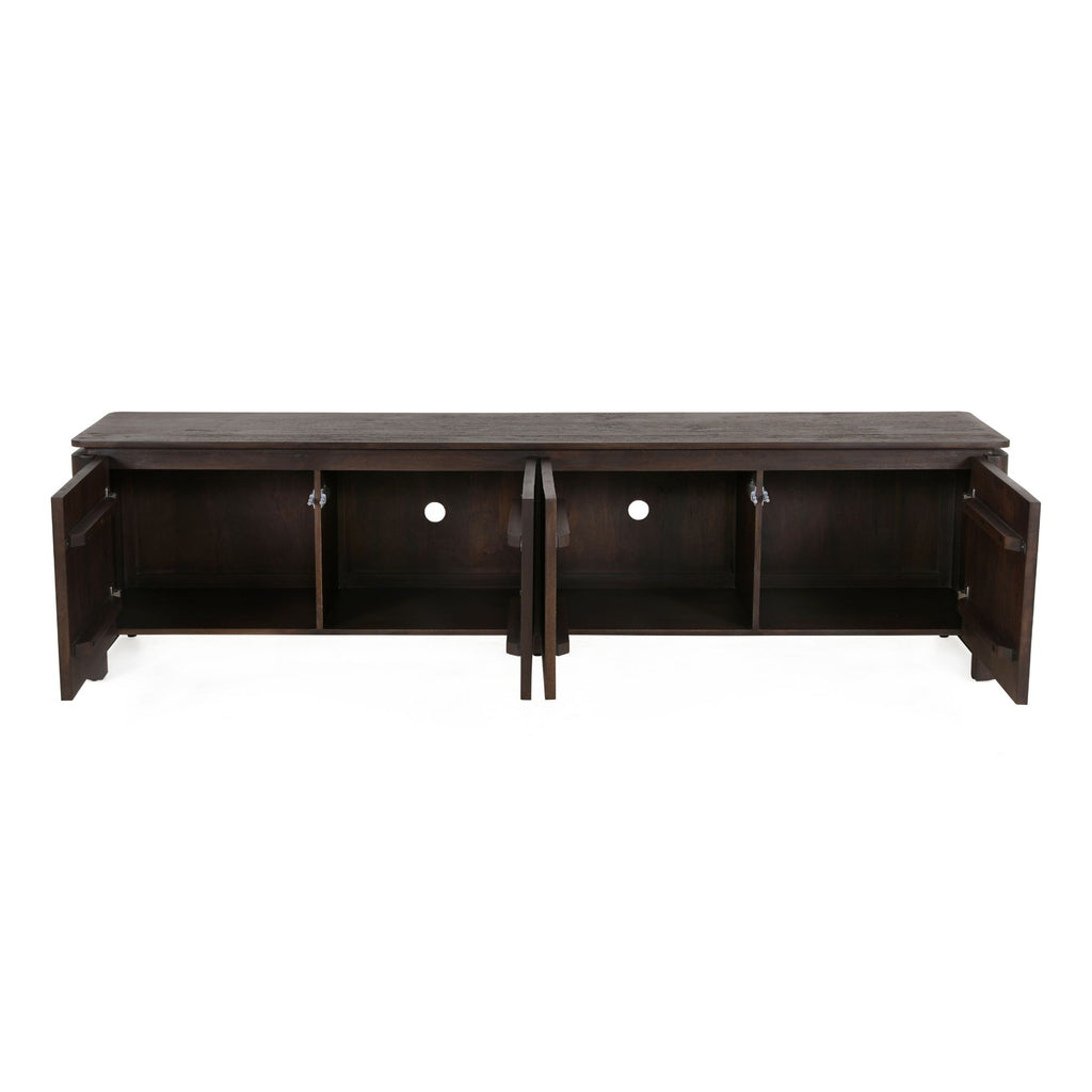 Tv-meubel Dallas bruin mangohout 210 cm