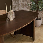 Eettafel Maré Bruin | 200 cm
