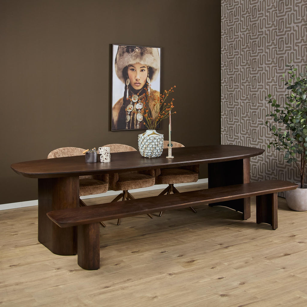 Eettafel Maré Bruin | 300 cm