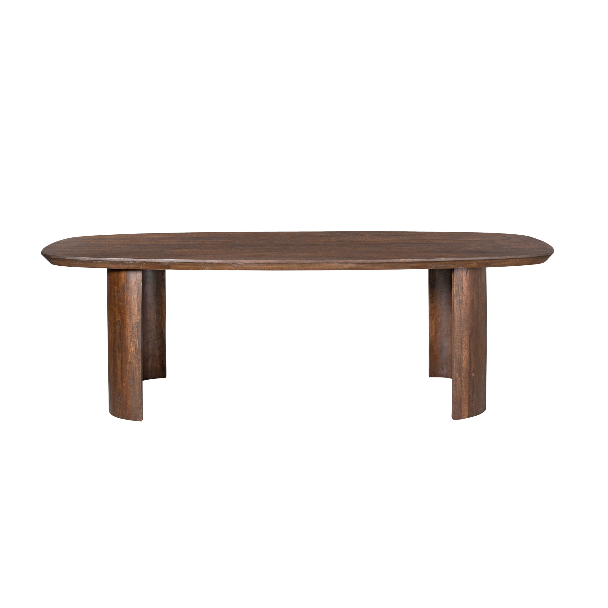 Eettafel Maré | Massief mangohout | Halfronde poten