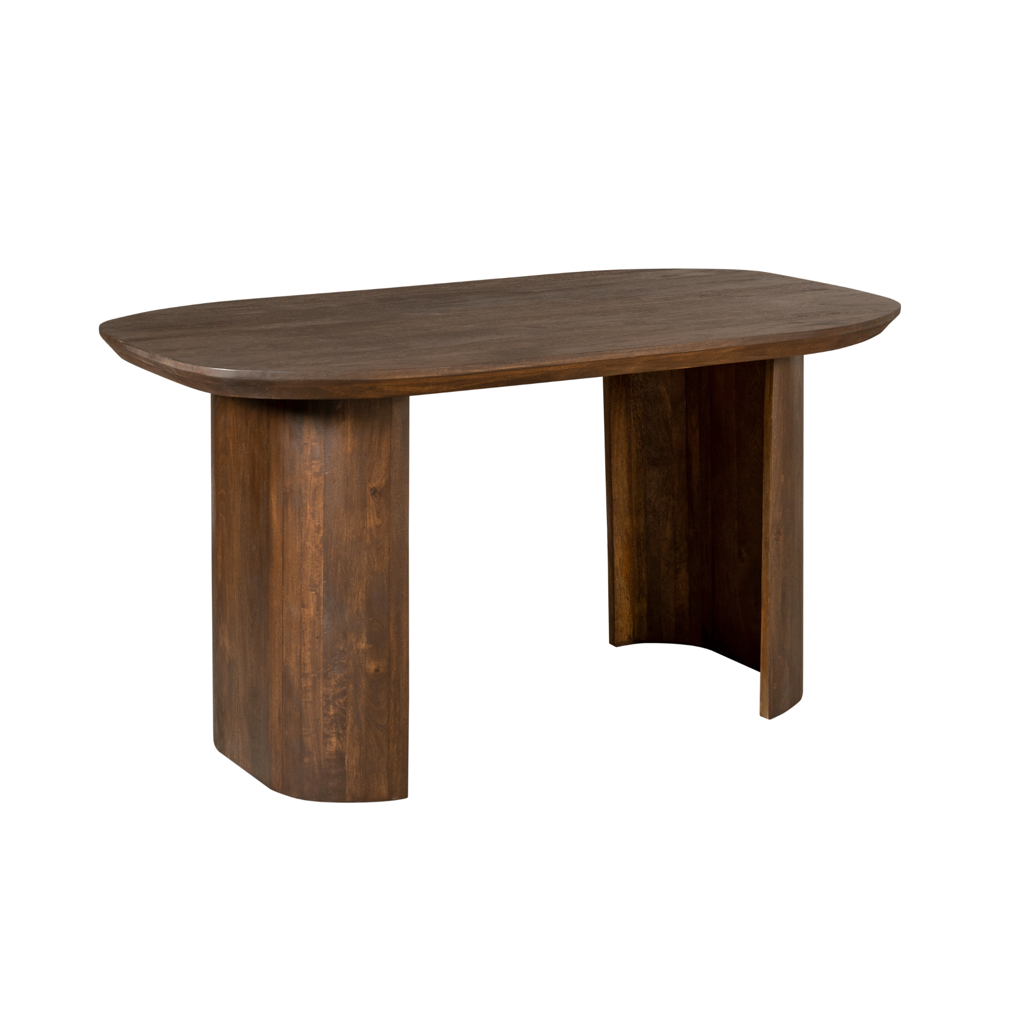 Bureau Maré | Massief mangohout | Half ronde poten