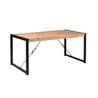 Eettafel Britt | Mangohout & Zwarte U-poten