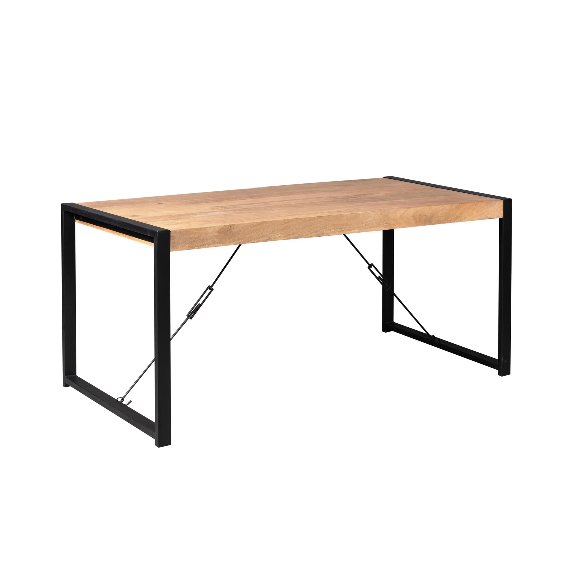 Eettafel Britt | Mangohout & Zwarte U-poten