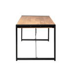 Eettafel Britt | Mangohout & Zwarte U-poten