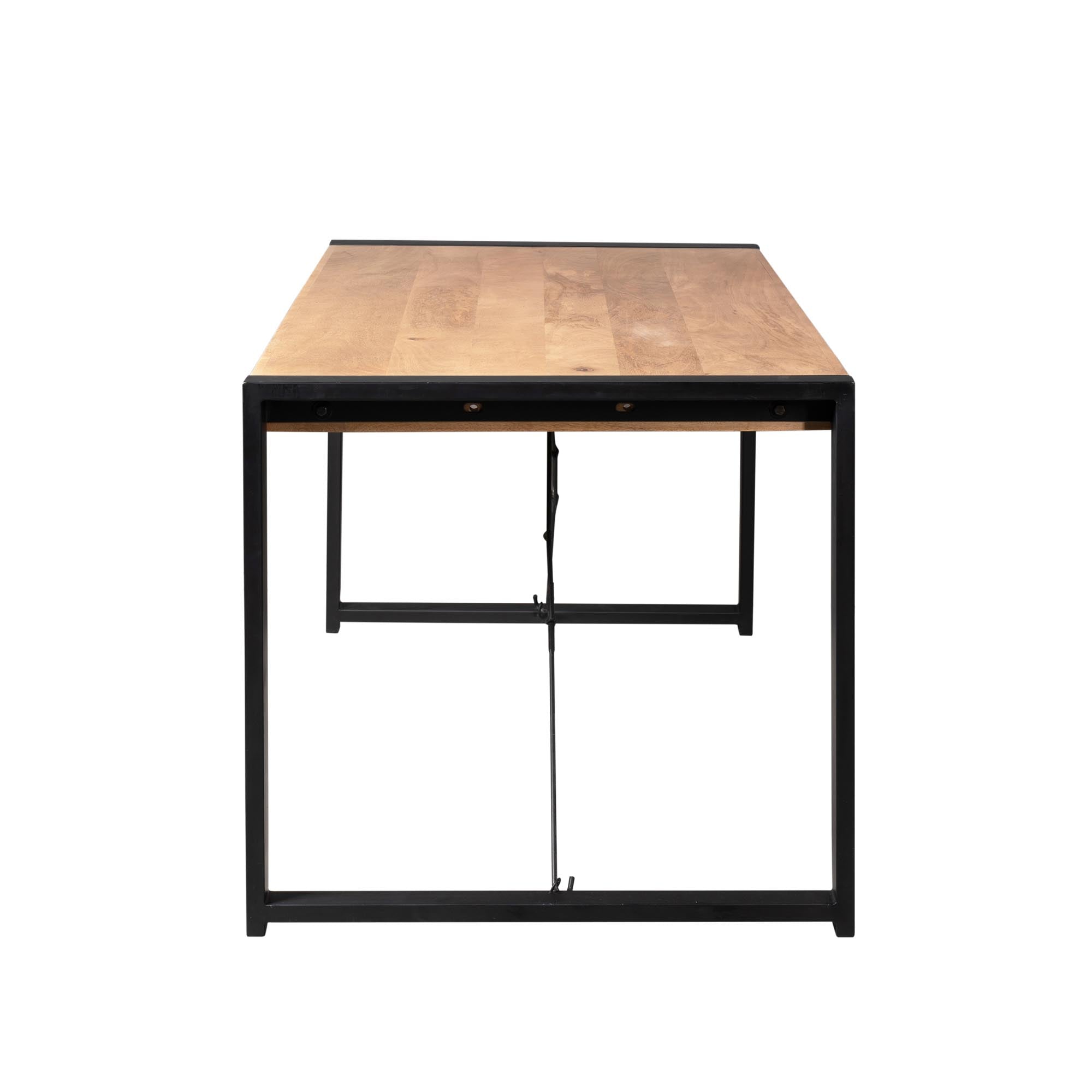 Eettafel Britt | Mangohout & Zwarte U-poten